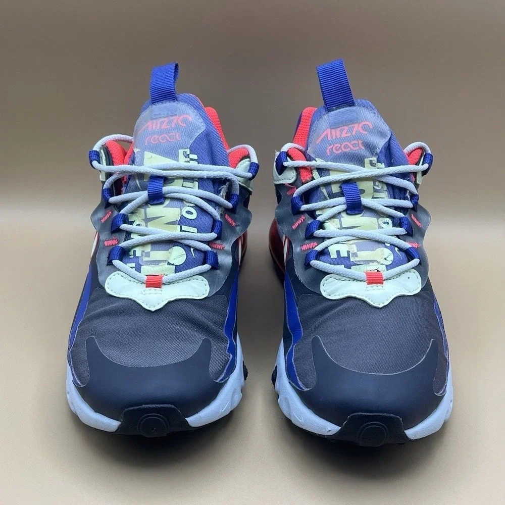 2019 Nike Air Max 270 React Gray Running - Kids Youth Size 5.5‎ Women's Size 7